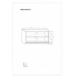Apavu plaukts 100x55.2x38