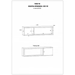 Piekarināms plaukts "VEGAS" 120x33x32