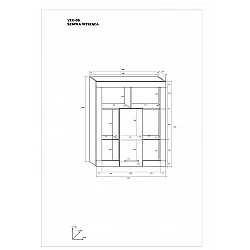 Piekarināms plaukts "VIKI" (glancēts) 89.8x110x27.4