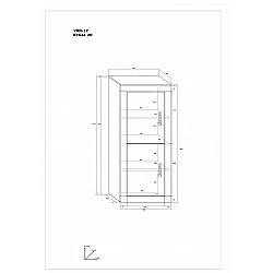 VERIN Shelf 60.2x141.1x31.8