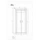 Skapis "VERIN" 89.2x198.5x56