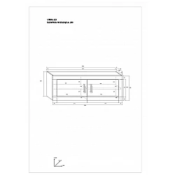 Piekarināms plaukts "VERIN" 129.4x45.8x31.2