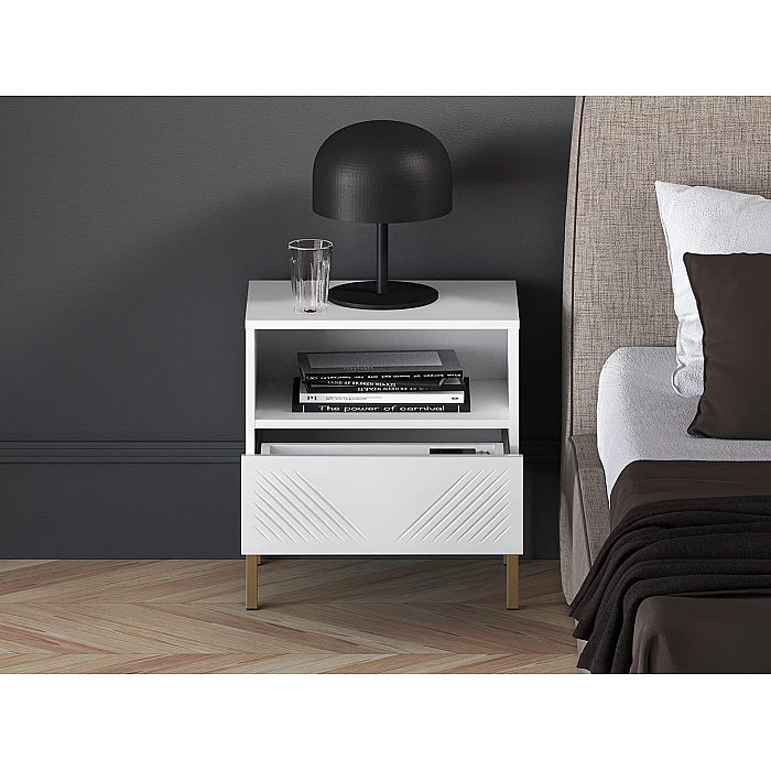 Nakts skapītis "Clearing" I (gaiša pamatne)