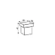 Pouffe with Storage Box 38x41x38