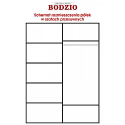 Skapis ar spoguļiem 100x210x60