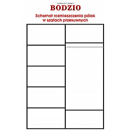 Раздвижной шкаф с зеркалом 120х210х60