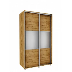 Раздвижной шкаф с зеркалом 120х210х60