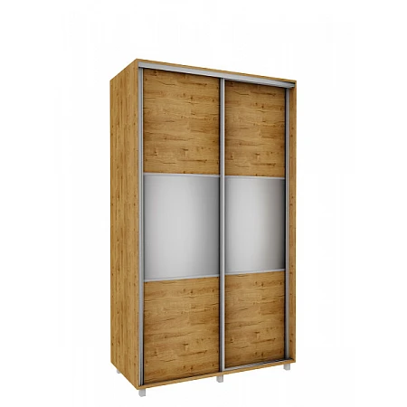 Раздвижной шкаф с зеркалом 120х210х60