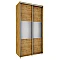 Sliding Wardrobe with Mirror 120x240x60 cm