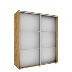Wardrobe with Mirrors 180x210x60 cm