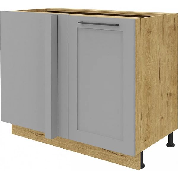 Stūra virtuves skapītis "Laurency" grozam (veras pa labi)  103x82x52