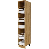 Virtuves skapītis  "Laurency" (veras pa labi) 40x207x59