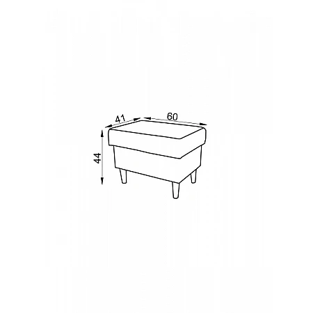 Пуф с ящиком 