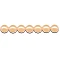 Light Salmon Plastic Beads – 32 pcs.