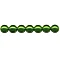 Plastic Beads - Dark Green (32 pcs)