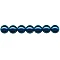 Dark Blue Plastic Beads - 125 pcs.