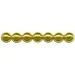 Plastic Beads - Gold (100 pcs.)