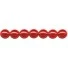 Plastic Beads - Metallic Red (100 pcs)