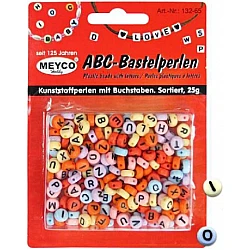 Plastic Letter Beads (25 g)