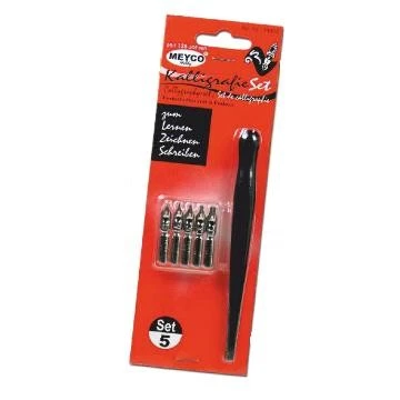 Калиграфическая ручка (5 наконечников)