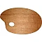 Wooden Paint Palette - Oval (18 x 24 cm)