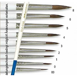 Кисть для акварели и шелковых красок (размер 00)