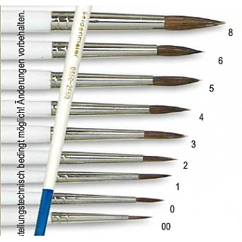 Кисть для акварели и шелковых красок (размер 00)