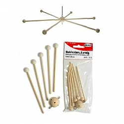 Foldable Wooden Star (D 20 cm)