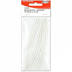 Фитиль для свечей (12 см, 10 шт.)