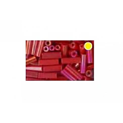 Glass cylinders - pink chameleon (D 2 mm, 20 g)