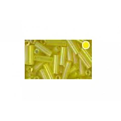 Glass beads - light yellow chameleon (D 2 mm, 20 g)