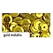 Decorative Glitter - Metallic Gold (D 6 mm, 3000 pcs)