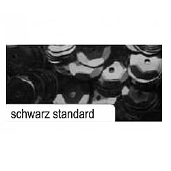 Декоративные блёстки — чёрные (D 6 мм, 1400 шт.)