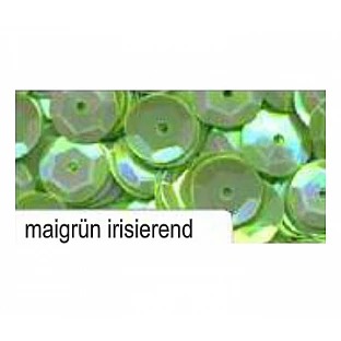 Декоративные блёстки — светло-зелёный хамелеон, металлические (D 6 мм, 3000 шт.)