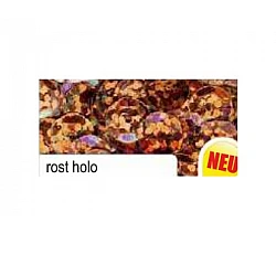 Decorative Glitter – Rust Holographic (D 6 mm, 1,400 pcs)