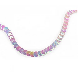 Sequin String - Rainbow White (3 mm, 8 m)