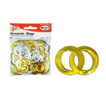 Dekoratīvie spīdumi - saderināšanās gredzeni (20 G)