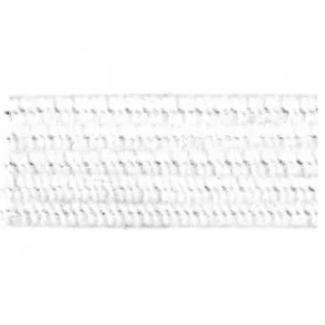 Pūkainās stieples - baltas (D 6 mm, L 30 cm, 25 gb.)