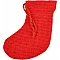 Jute Stocking - Red (12 x 24 cm)