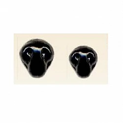 Glass mouthpieces (16 mm, 2 pcs) - dark blue