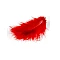 Marabou Stork Feathers - Red (17 pcs)