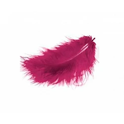 Перья аиста Marabù — фиолетово-ежевичного цвета (17 шт.)