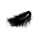 Marabou Stork Feathers - Black (17 pcs)