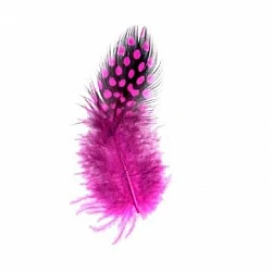 Жемчужные перья курицы (6–8 см, 24 шт.) — фуксия розовые