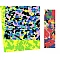 EVA foam sheet - multicolour: red + green + blue + white + pink + yellow (2 mm, 30 x 40 cm)