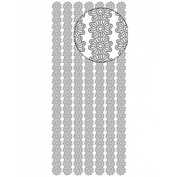 Декоративные наклейки (1 лист) - золотые