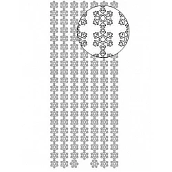 Декоративные наклейки (1 лист) - золотые