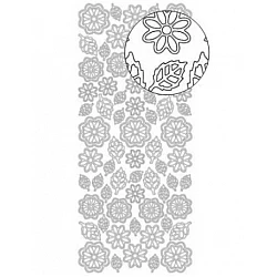 Декоративные наклейки (1 лист) — золотые