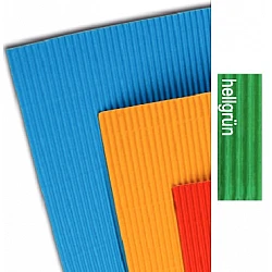 Гофрированный картонный лист - светло-зелёный (50 x 70 см)