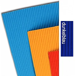 Гофрированный картонный лист — тёмно-синий (50 x 70 см)